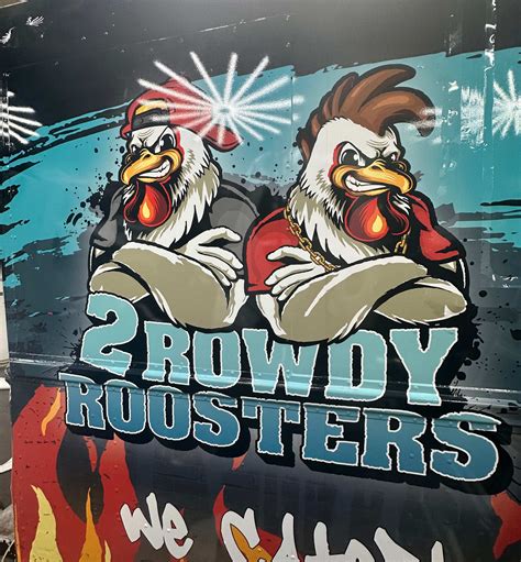 2 rowdy roosters food truck